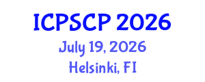 International Conference on Political Science and Comparative Politics (ICPSCP) July 19, 2026 - Helsinki, Finland