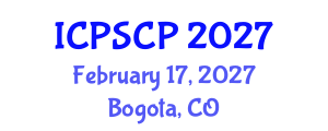 International Conference on Political Science and Comparative Politics (ICPSCP) February 17, 2027 - Bogota, Colombia International Conference on Political Science and Comparative Politics (ICPSCP) February 17, 2027 - Bogota, Colombia