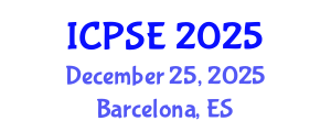 International Conference on Political Science and Economy (ICPSE) December 25, 2025 - Barcelona, Spain International Conference on Political Science and Economy (ICPSE) December 25, 2025 - Barcelona, Spain