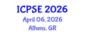 International Conference on Political Science and Economy (ICPSE) April 06, 2026 - Athens, Greece International Conference on Political Science and Economy (ICPSE) April 06, 2026 - Athens, Greece