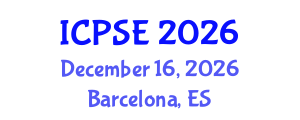 International Conference on Political Science and Economy (ICPSE) December 16, 2026 - Barcelona, Spain International Conference on Political Science and Economy (ICPSE) December 16, 2026 - Barcelona, Spain