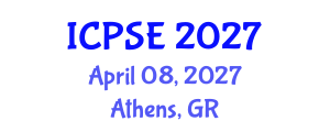 International Conference on Political Science and Economy (ICPSE) April 08, 2027 - Athens, Greece International Conference on Political Science and Economy (ICPSE) April 08, 2027 - Athens, Greece