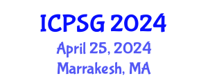 International Conference on Political Science and Globalization (ICPSG) April 25, 2024 - Marrakesh, Morocco