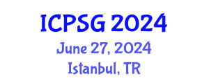 International Conference on Political Science and Globalization (ICPSG) June 27, 2024 - Istanbul, Turkey