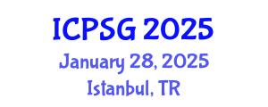 International Conference on Political Science and Globalization (ICPSG) January 28, 2025 - Istanbul, Turkey