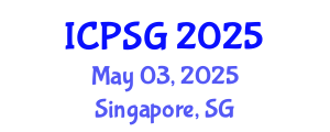 International Conference on Political Science and Globalization (ICPSG) May 03, 2025 - Singapore, Singapore