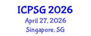 International Conference on Political Science and Globalization (ICPSG) April 27, 2026 - Singapore, Singapore International Conference on Political Science and Globalization (ICPSG) April 27, 2026 - Singapore, Singapore