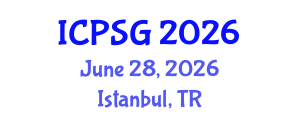 International Conference on Political Science and Globalization (ICPSG) June 28, 2026 - Istanbul, Turkey