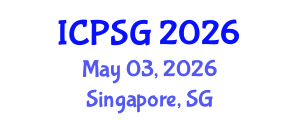 International Conference on Political Science and Globalization (ICPSG) May 03, 2026 - Singapore, Singapore