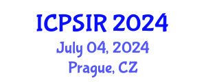 International Conference on Political Science and International Relations (ICPSIR) July 04, 2024 - Prague, Czechia