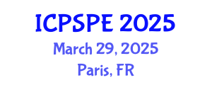 International Conference on Political Science and Political Economy (ICPSPE) March 29, 2025 - Paris, France