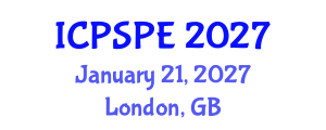 International Conference on Political Science and Political Economy (ICPSPE) January 21, 2027 - London, United Kingdom