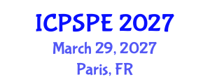International Conference on Political Science and Political Economy (ICPSPE) March 29, 2027 - Paris, France