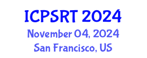 International Conference on Political Science and Regime Types (ICPSRT) November 04, 2024 - San Francisco, United States