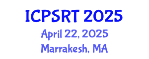 International Conference on Political Science and Regime Types (ICPSRT) April 22, 2025 - Marrakesh, Morocco