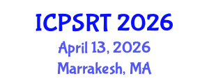 International Conference on Political Science and Regime Types (ICPSRT) April 13, 2026 - Marrakesh, Morocco International Conference on Political Science and Regime Types (ICPSRT) April 13, 2026 - Marrakesh, Morocco
