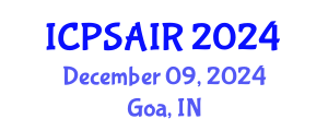 International Conference on Political Sciences and International Relations (ICPSAIR) December 09, 2024 - Goa, India
