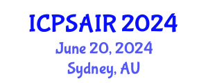 International Conference on Political Sciences and International Relations (ICPSAIR) June 20, 2024 - Sydney, Australia