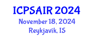 International Conference on Political Sciences and International Relations (ICPSAIR) November 18, 2024 - Reykjavik, Iceland