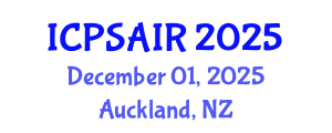 International Conference on Political Sciences and International Relations (ICPSAIR) December 01, 2025 - Auckland, New Zealand