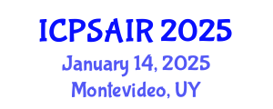 International Conference on Political Sciences and International Relations (ICPSAIR) January 14, 2025 - Montevideo, Uruguay