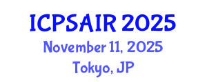 International Conference on Political Sciences and International Relations (ICPSAIR) November 11, 2025 - Tokyo, Japan