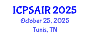 International Conference on Political Sciences and International Relations (ICPSAIR) October 25, 2025 - Tunis, Tunisia