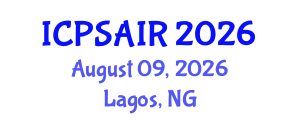 International Conference on Political Sciences and International Relations (ICPSAIR) August 09, 2026 - Lagos, Nigeria International Conference on Political Sciences and International Relations (ICPSAIR) August 09, 2026 - Lagos, Nigeria