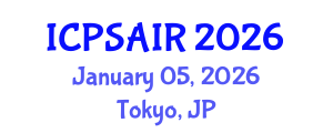 International Conference on Political Sciences and International Relations (ICPSAIR) January 05, 2026 - Tokyo, Japan International Conference on Political Sciences and International Relations (ICPSAIR) January 05, 2026 - Tokyo, Japan