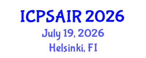 International Conference on Political Sciences and International Relations (ICPSAIR) July 19, 2026 - Helsinki, Finland International Conference on Political Sciences and International Relations (ICPSAIR) July 19, 2026 - Helsinki, Finland