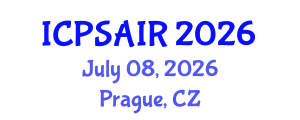 International Conference on Political Sciences and International Relations (ICPSAIR) July 08, 2026 - Prague, Czechia International Conference on Political Sciences and International Relations (ICPSAIR) July 08, 2026 - Prague, Czechia