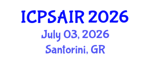 International Conference on Political Sciences and International Relations (ICPSAIR) July 03, 2026 - Santorini, Greece International Conference on Political Sciences and International Relations (ICPSAIR) July 03, 2026 - Santorini, Greece