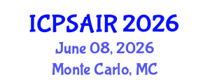 International Conference on Political Sciences and International Relations (ICPSAIR) June 08, 2026 - Monte Carlo, Monaco International Conference on Political Sciences and International Relations (ICPSAIR) June 08, 2026 - Monte Carlo, Monaco