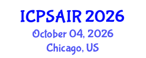 International Conference on Political Sciences and International Relations (ICPSAIR) October 04, 2026 - Chicago, United States International Conference on Political Sciences and International Relations (ICPSAIR) October 04, 2026 - Chicago, United States