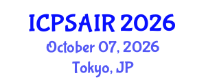 International Conference on Political Sciences and International Relations (ICPSAIR) October 07, 2026 - Tokyo, Japan