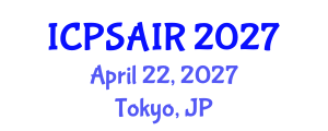 International Conference on Political Sciences and International Relations (ICPSAIR) April 22, 2027 - Tokyo, Japan International Conference on Political Sciences and International Relations (ICPSAIR) April 22, 2027 - Tokyo, Japan