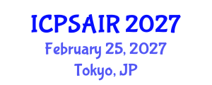 International Conference on Political Sciences and International Relations (ICPSAIR) February 25, 2027 - Tokyo, Japan International Conference on Political Sciences and International Relations (ICPSAIR) February 25, 2027 - Tokyo, Japan
