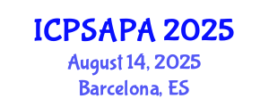 International Conference on Political Sciences and Policy Analysis (ICPSAPA) August 14, 2025 - Barcelona, Spain International Conference on Political Sciences and Policy Analysis (ICPSAPA) August 14, 2025 - Barcelona, Spain