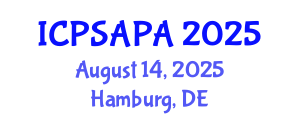 International Conference on Political Sciences and Policy Analysis (ICPSAPA) August 14, 2025 - Hamburg, Germany International Conference on Political Sciences and Policy Analysis (ICPSAPA) August 14, 2025 - Hamburg, Germany