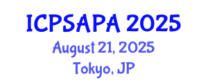 International Conference on Political Sciences and Policy Analysis (ICPSAPA) August 21, 2025 - Tokyo, Japan International Conference on Political Sciences and Policy Analysis (ICPSAPA) August 21, 2025 - Tokyo, Japan