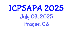 International Conference on Political Sciences and Policy Analysis (ICPSAPA) July 03, 2025 - Prague, Czechia International Conference on Political Sciences and Policy Analysis (ICPSAPA) July 03, 2025 - Prague, Czechia