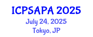 International Conference on Political Sciences and Policy Analysis (ICPSAPA) July 24, 2025 - Tokyo, Japan International Conference on Political Sciences and Policy Analysis (ICPSAPA) July 24, 2025 - Tokyo, Japan