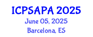 International Conference on Political Sciences and Policy Analysis (ICPSAPA) June 05, 2025 - Barcelona, Spain