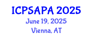 International Conference on Political Sciences and Policy Analysis (ICPSAPA) June 19, 2025 - Vienna, Austria