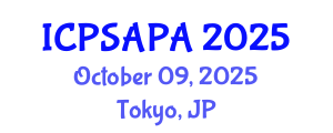 International Conference on Political Sciences and Policy Analysis (ICPSAPA) October 09, 2025 - Tokyo, Japan International Conference on Political Sciences and Policy Analysis (ICPSAPA) October 09, 2025 - Tokyo, Japan