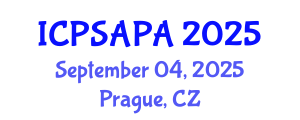 International Conference on Political Sciences and Policy Analysis (ICPSAPA) September 04, 2025 - Prague, Czechia International Conference on Political Sciences and Policy Analysis (ICPSAPA) September 04, 2025 - Prague, Czechia