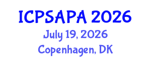 International Conference on Political Sciences and Policy Analysis (ICPSAPA) July 19, 2026 - Copenhagen, Denmark