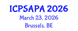 International Conference on Political Sciences and Policy Analysis (ICPSAPA) March 23, 2026 - Brussels, Belgium