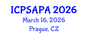 International Conference on Political Sciences and Policy Analysis (ICPSAPA) March 16, 2026 - Prague, Czechia International Conference on Political Sciences and Policy Analysis (ICPSAPA) March 16, 2026 - Prague, Czechia