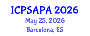 International Conference on Political Sciences and Policy Analysis (ICPSAPA) May 25, 2026 - Barcelona, Spain